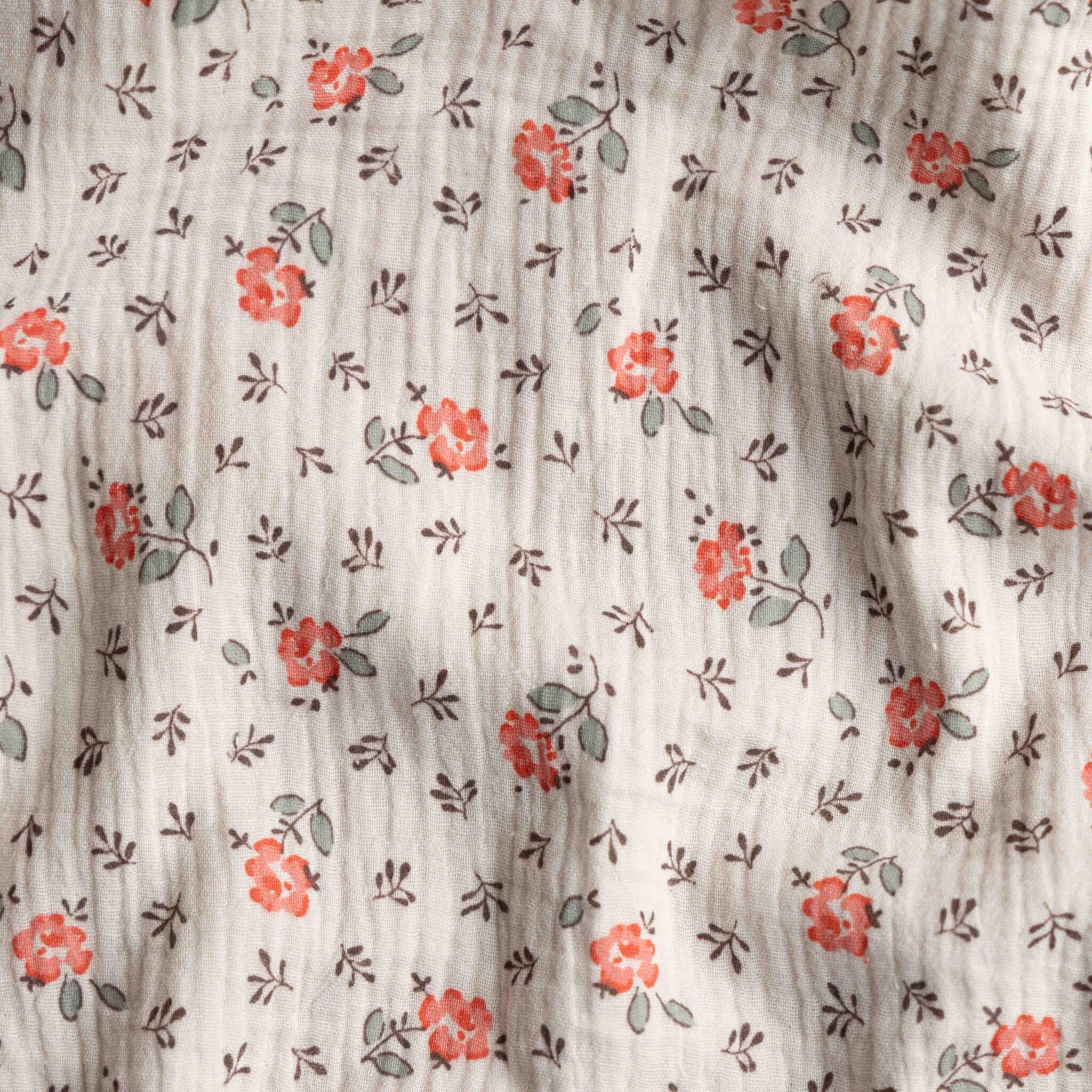 Hydrofiel bloemen latte/rood