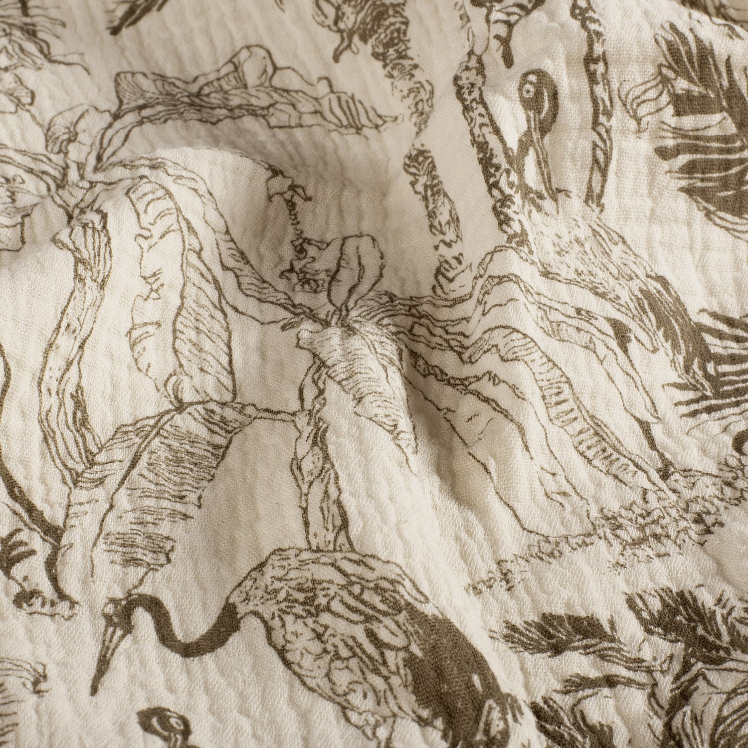 Hydrofiel jungle naturel/taupe
