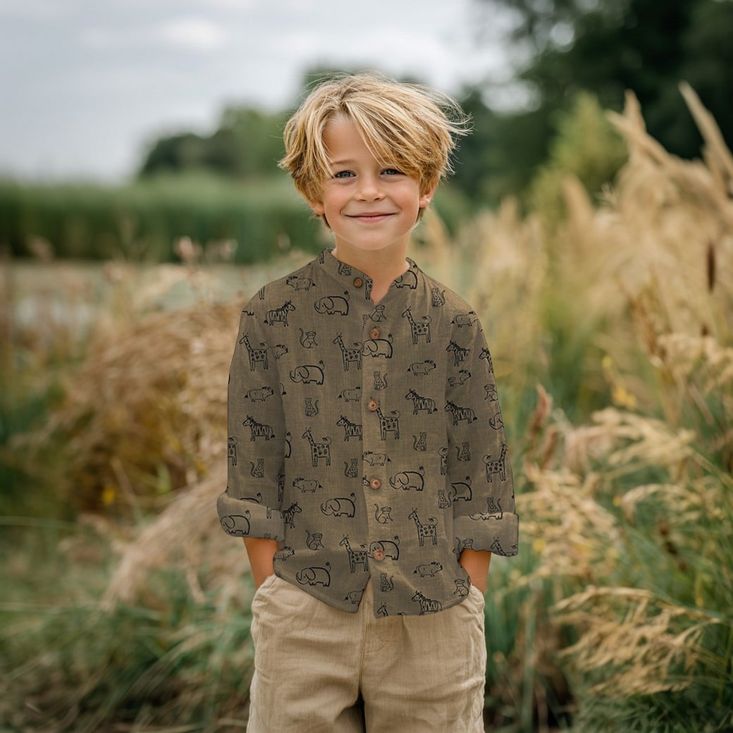Hydrofiel safari dieren groen
