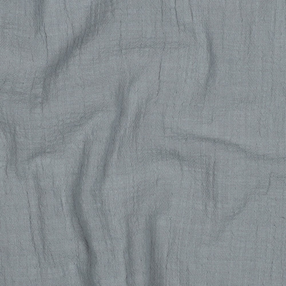Hydrofiel slub vergrijsd blauw