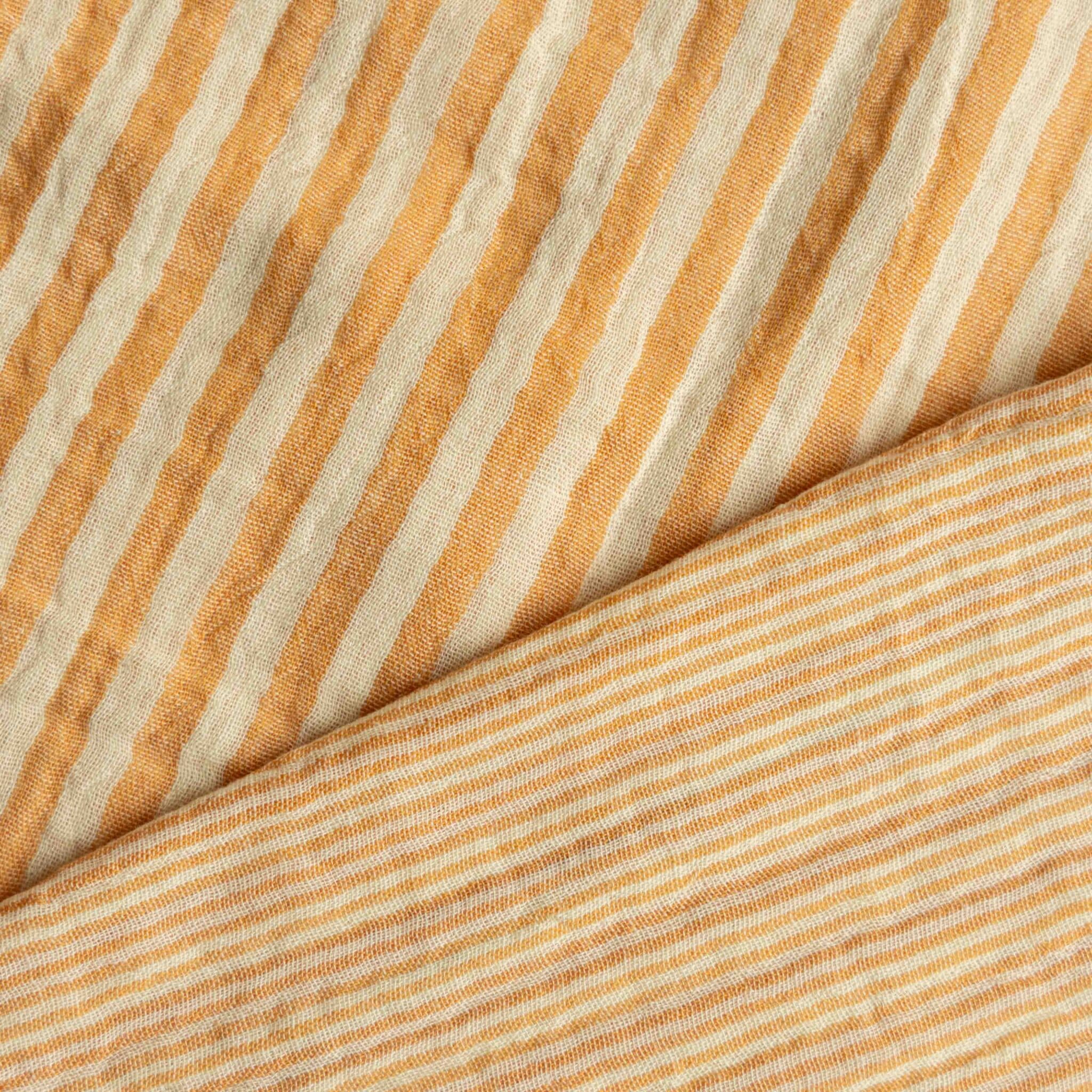 Hydrofiel yarn dyed strepen lemon/mango