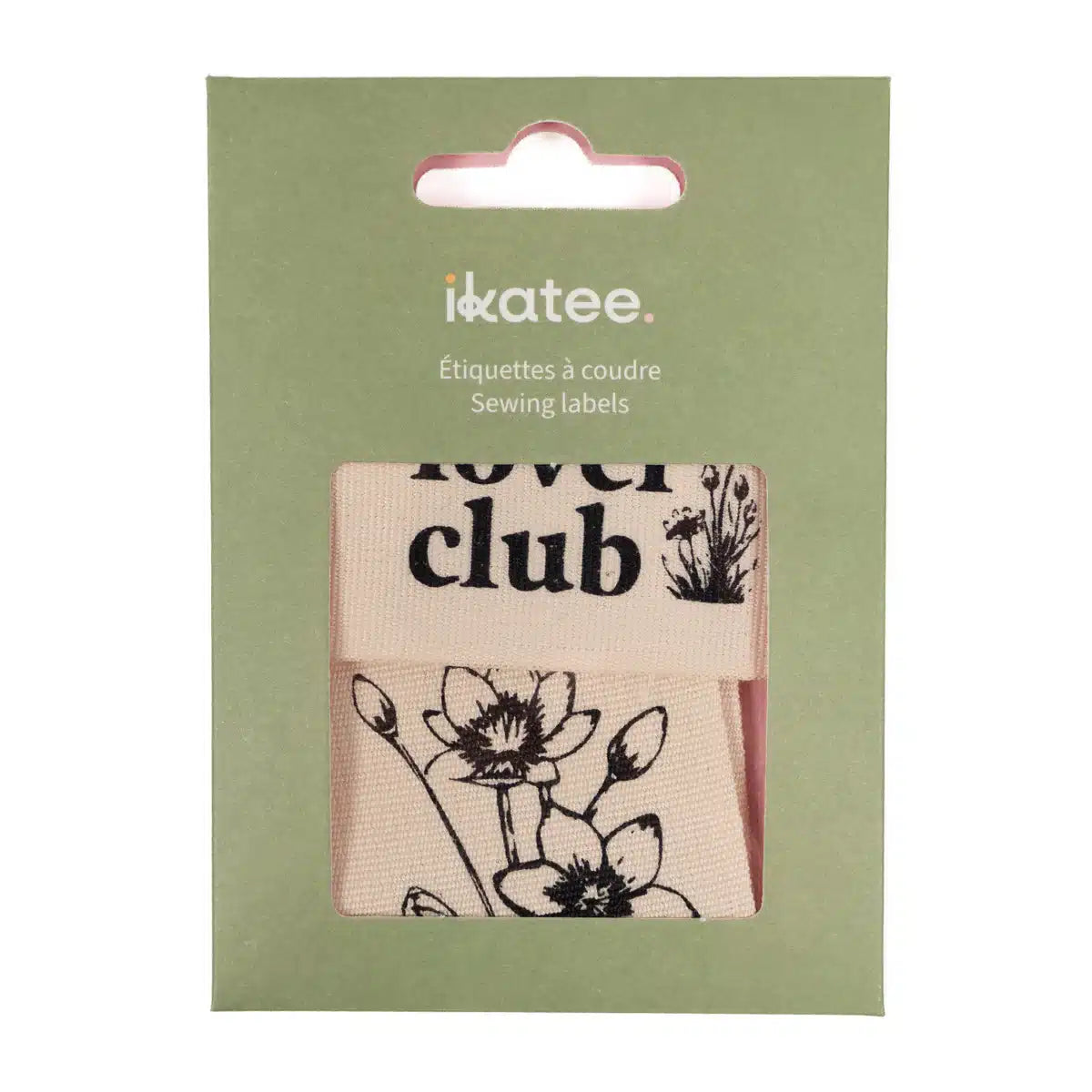 Ikatee - Flower lover club labels  (2 stuks)
