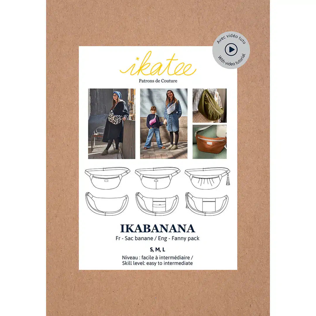 Ikatee - Ikabanana fanny pack (papieren patroon)