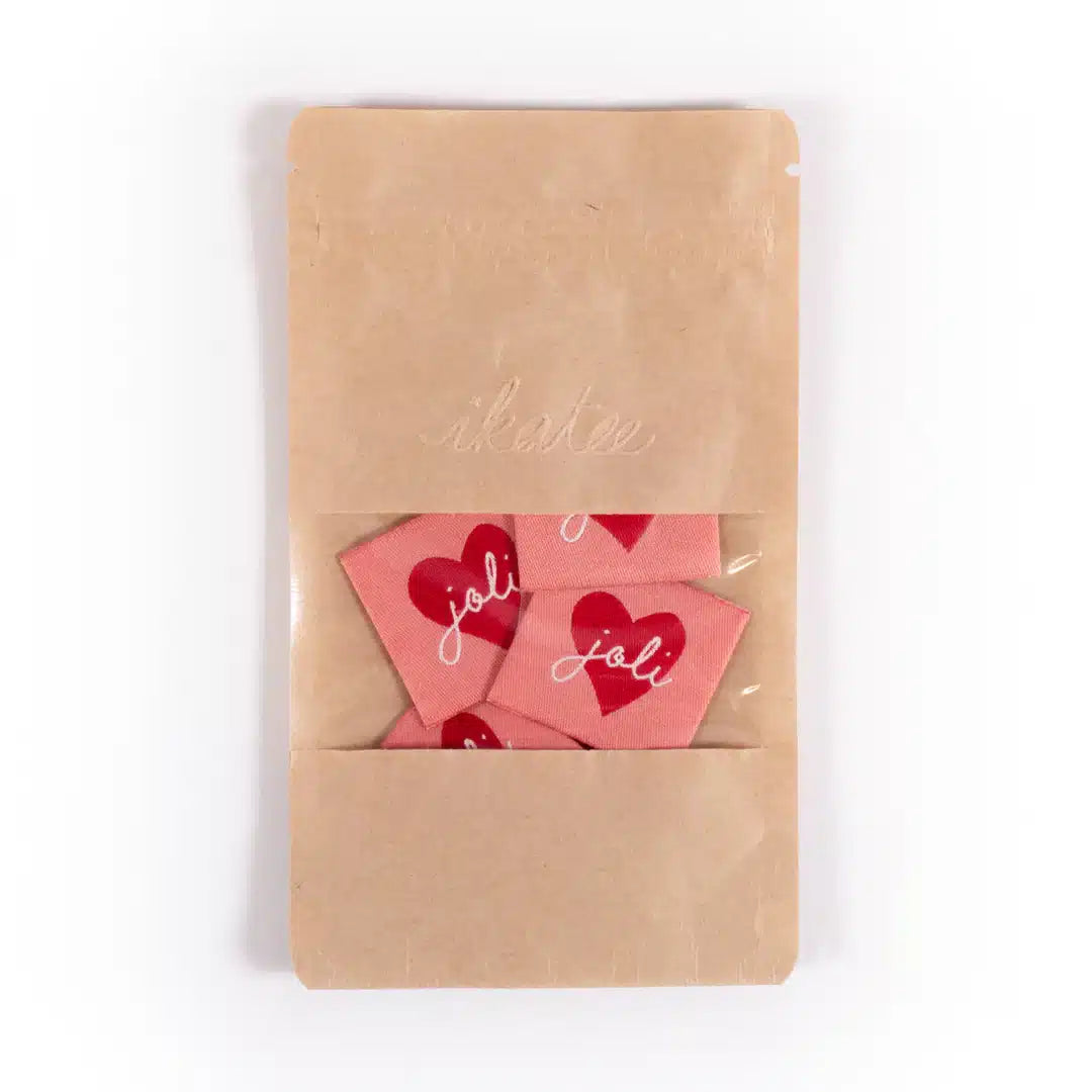 Ikatee - Joli hart roze labels