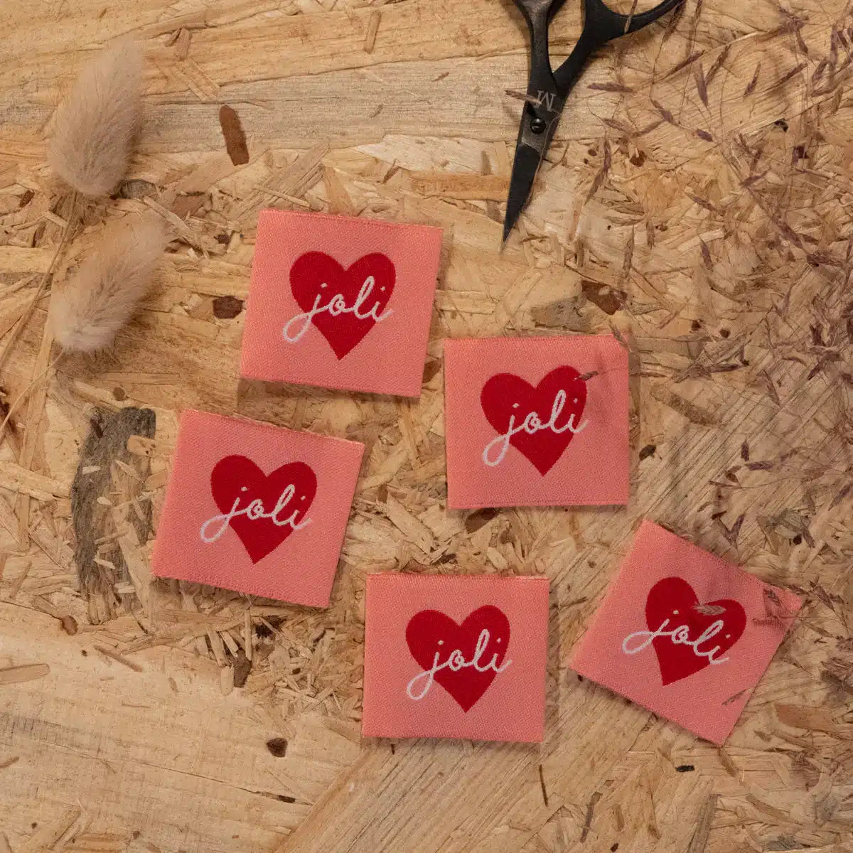 Ikatee - Joli hart roze labels