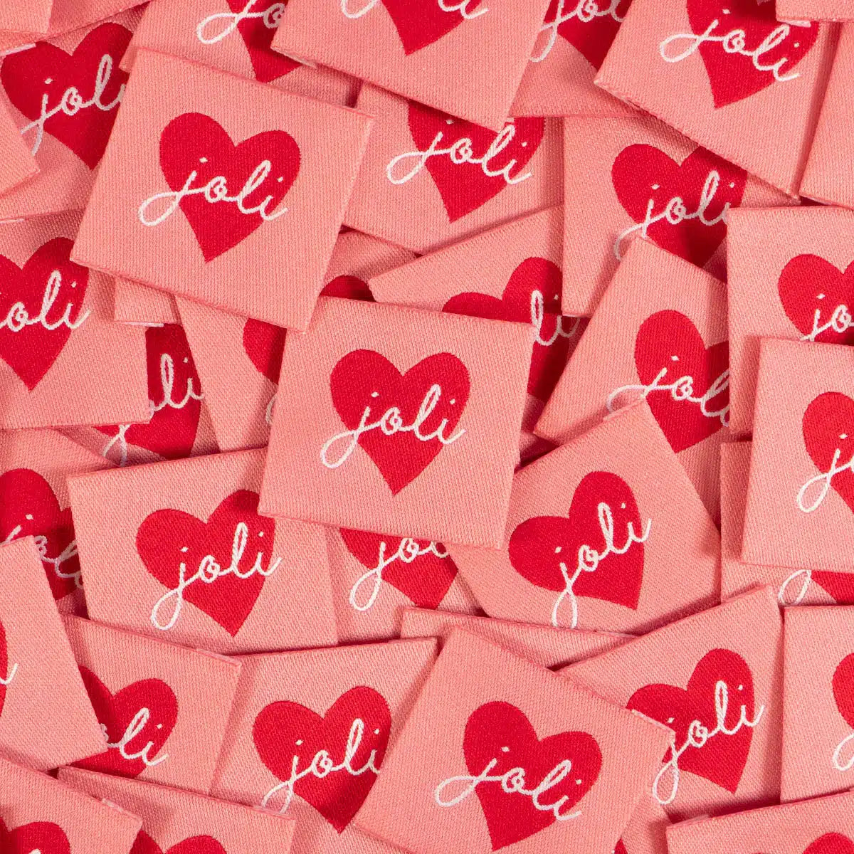 Ikatee - Joli hart roze labels
