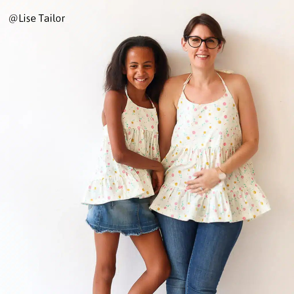 Ikatee - Lena jurk/blouse dames (papieren patroon)