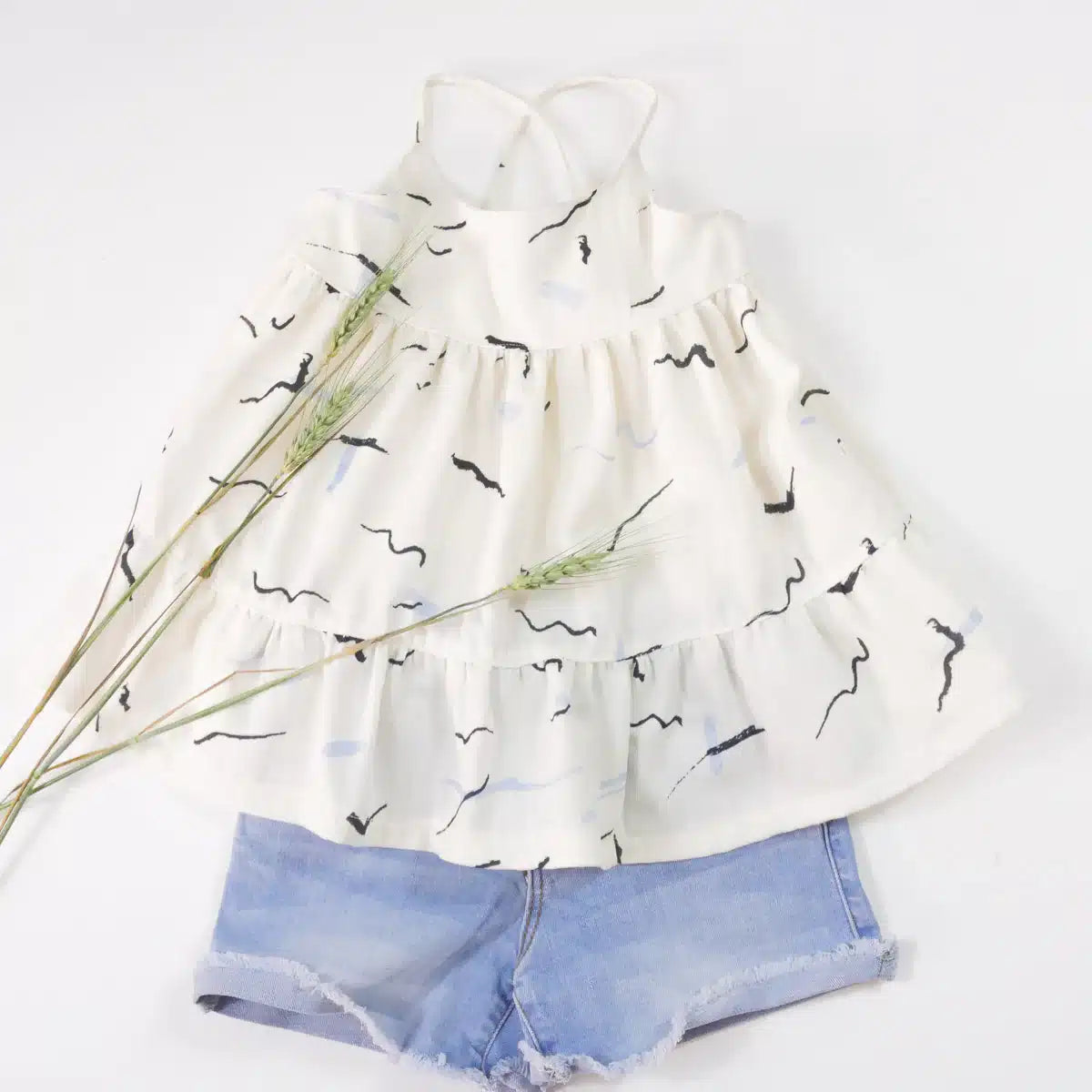 Ikatee - Lena jurk/blouse kids (papieren patroon)