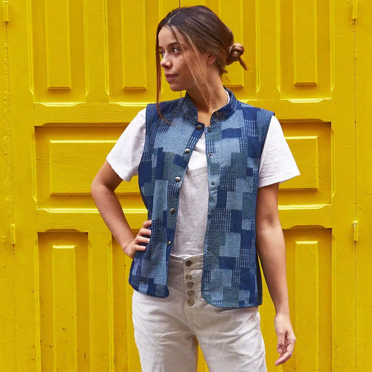 Ikatee - Rabat gilet/vest dames (papieren patroon)