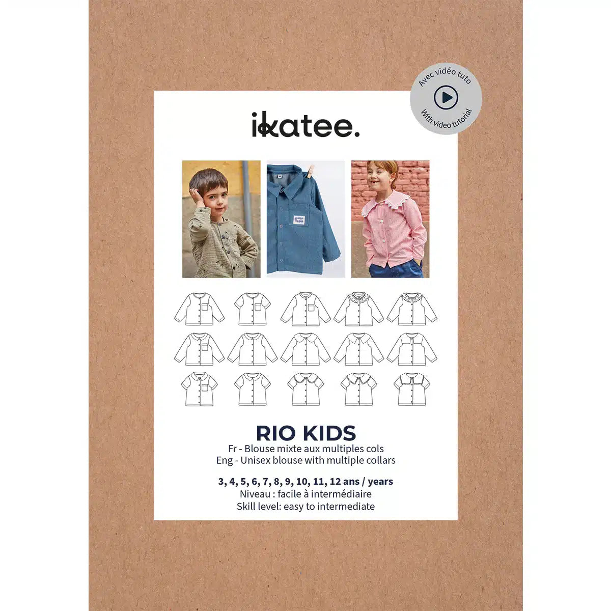 Ikatee - Rio kids (papieren patroon)