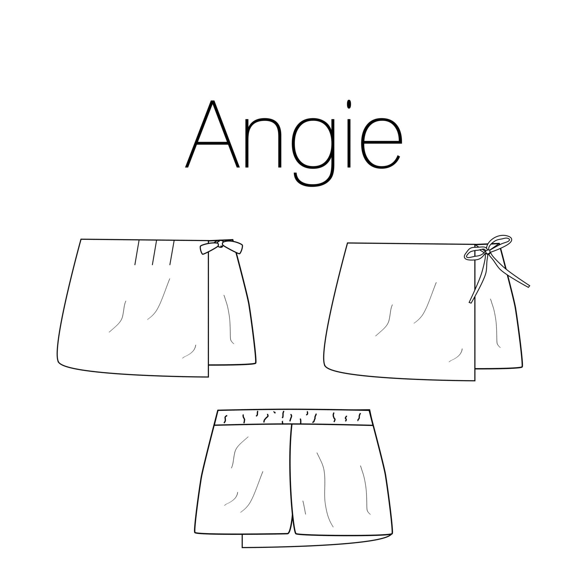 Iris May - Angie skort (geprint met digitale handleiding)