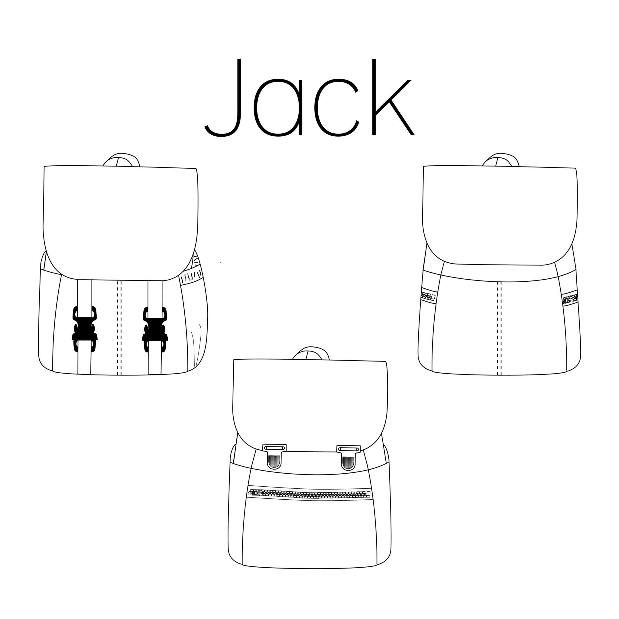 Iris May - Jack rugzak (geprint met digitale handleiding)