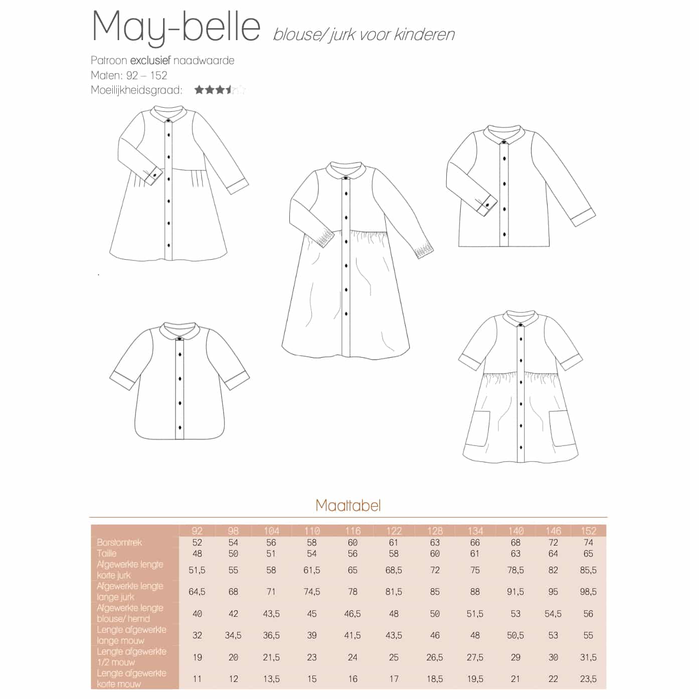 Iris May - May-Belle jurk/blouse kids