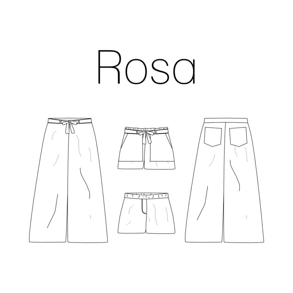 Iris May - Rosa short/broek kids (geprint met digitale handleiding)