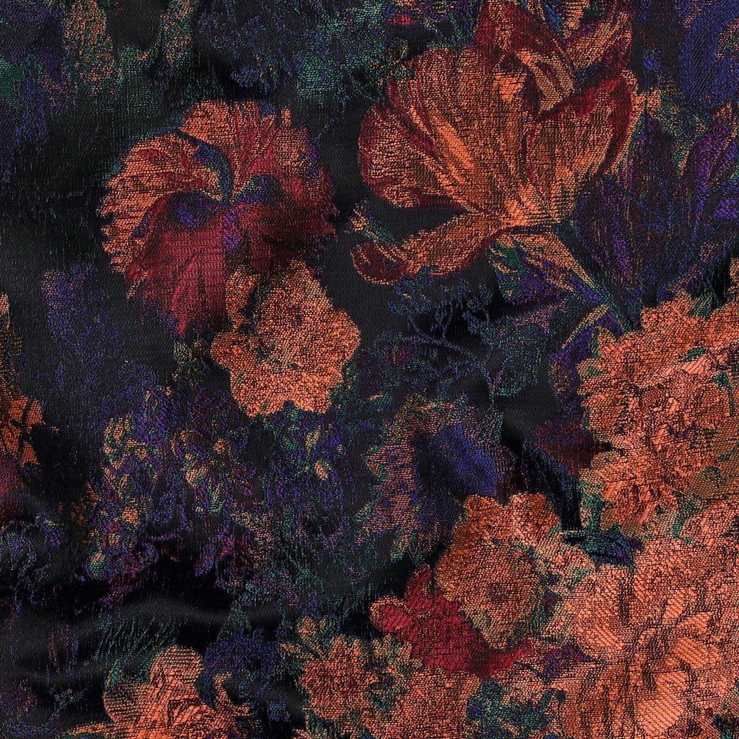 Jacquard bloemen multicolor
