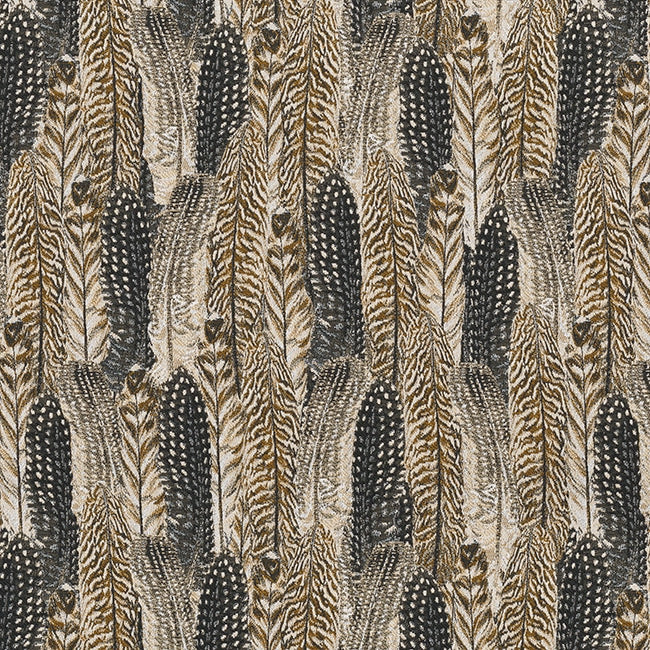 Jacquard feather chic camouflage