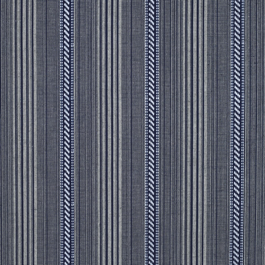 Jacquard yarn dyed strepen mix navy