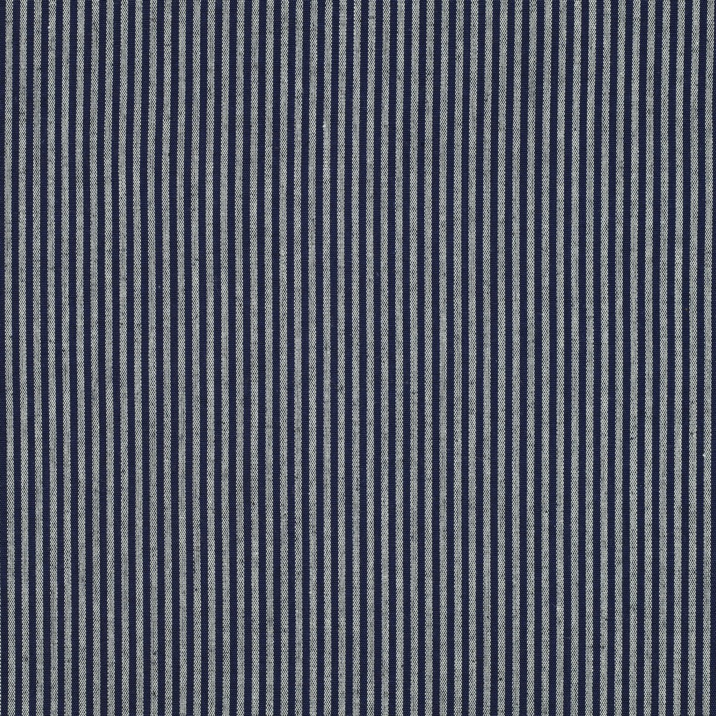 Jacquard yarn dyed strepen navy