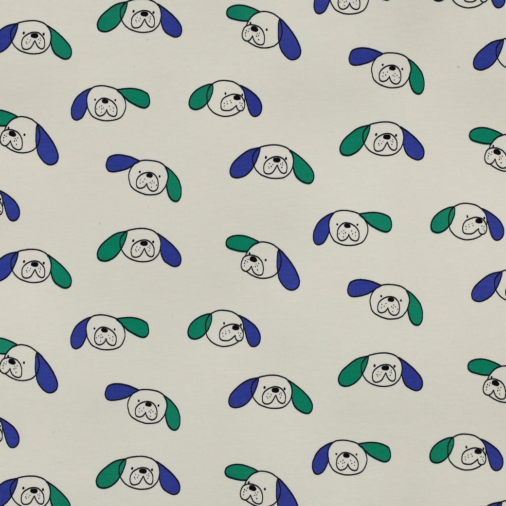 Jennifer Bouron - French terry organic honden naturel/groen