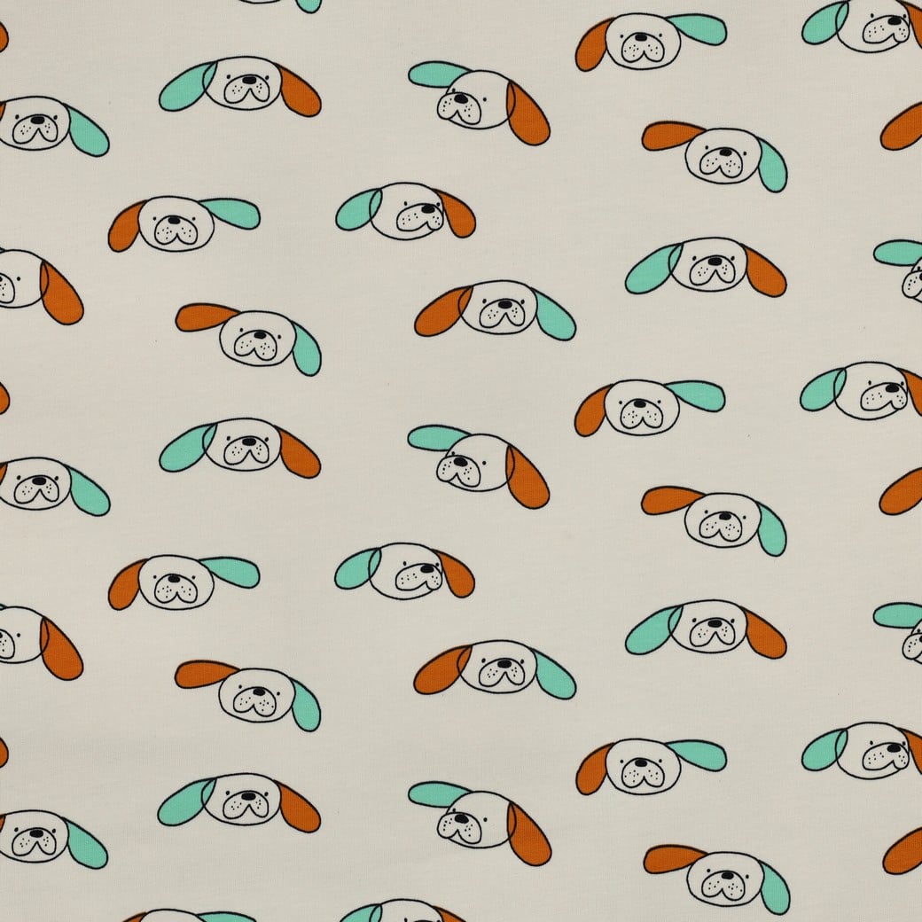 Jennifer Bouron - French terry organic honden naturel/oker