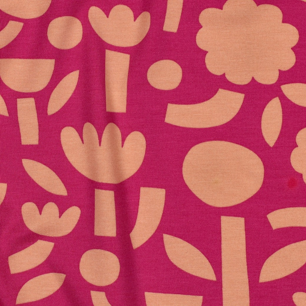 Jennifer Bouron - Jersey organic bloemen fuchsia