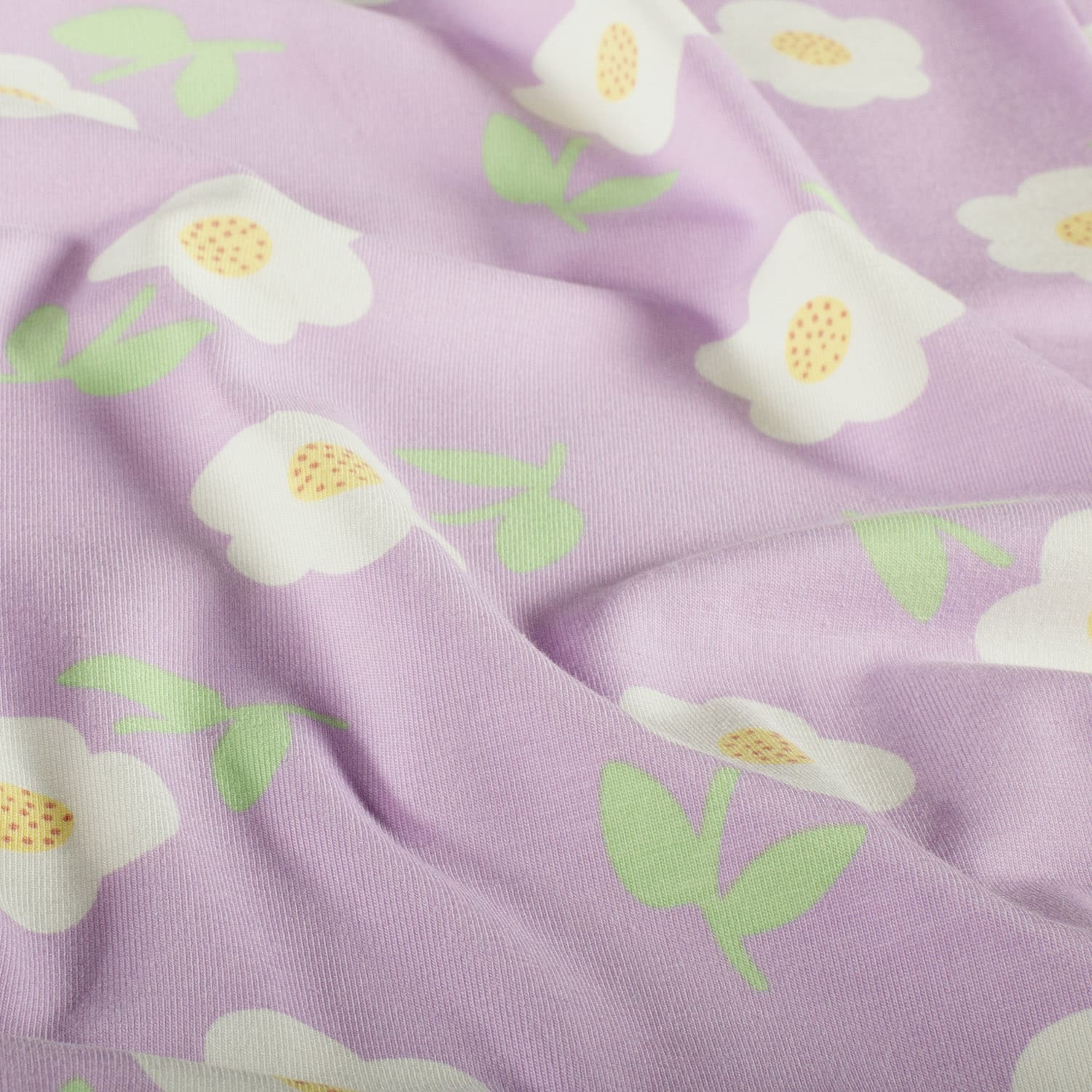Jersey bloemen lila