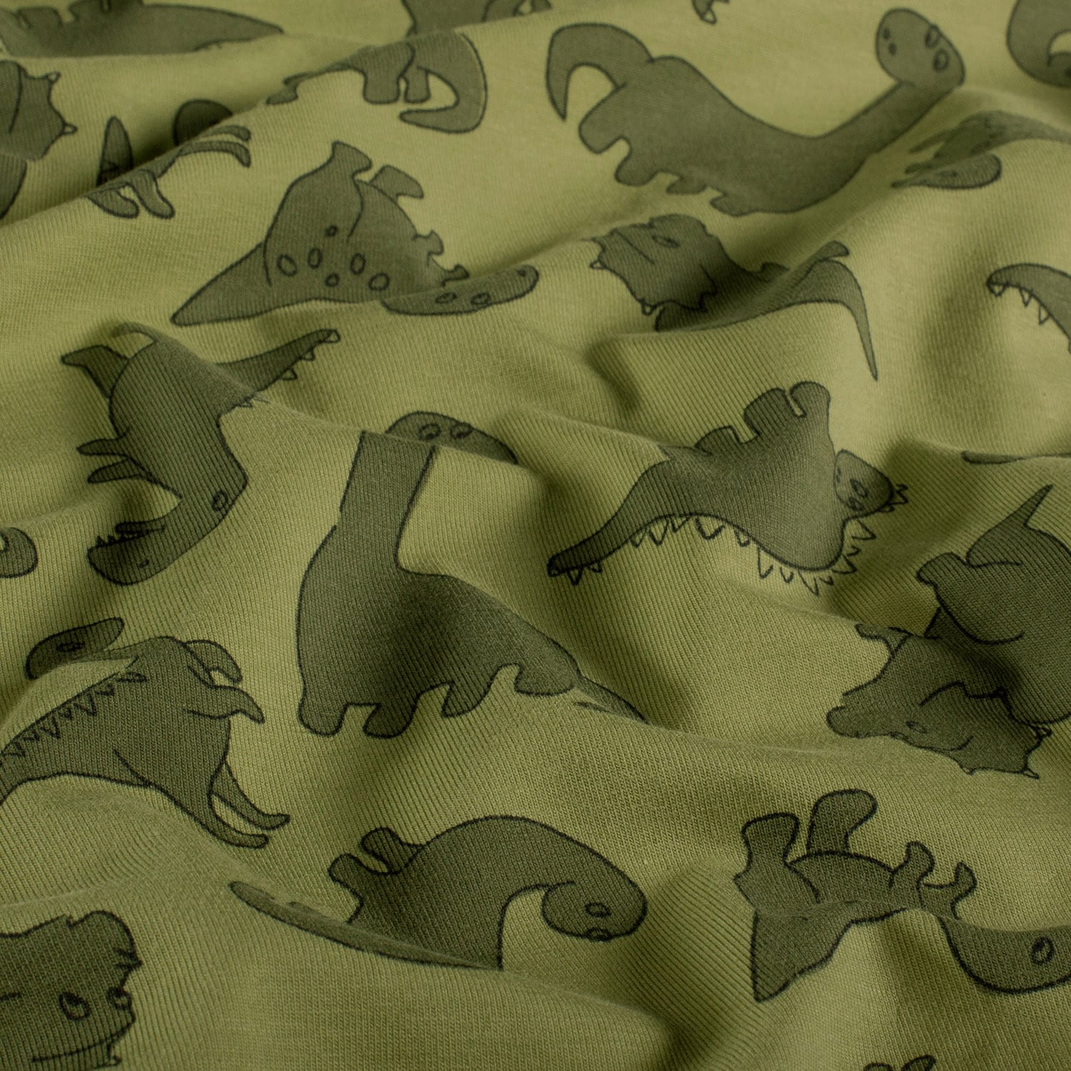 Jersey dinosaurussen olijfgroen