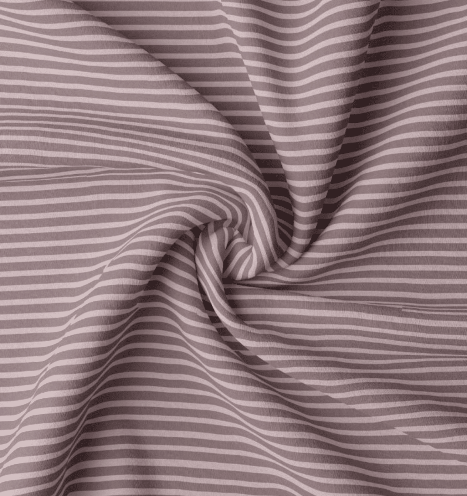 Jersey fijne strepen mauve