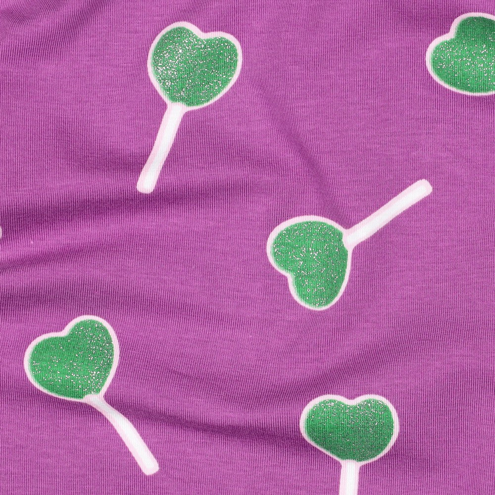 Jersey glitter lollypop