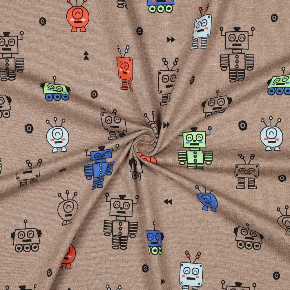 Jersey melange neon robots