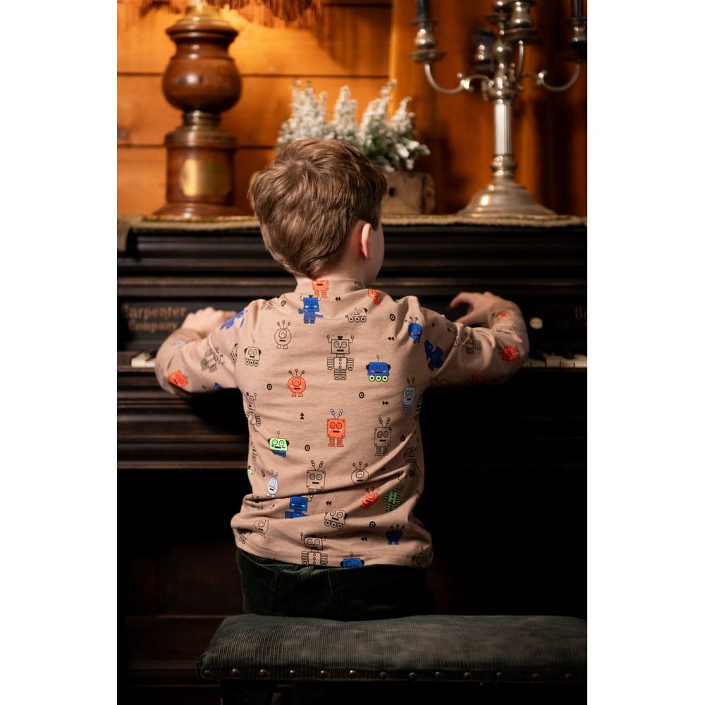 Jersey melange neon robots