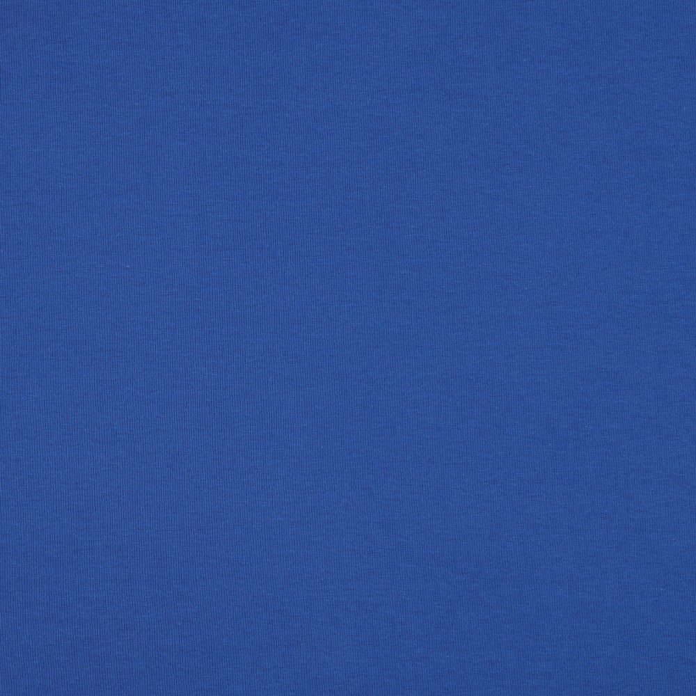 Jersey organic uni kobaltblauw