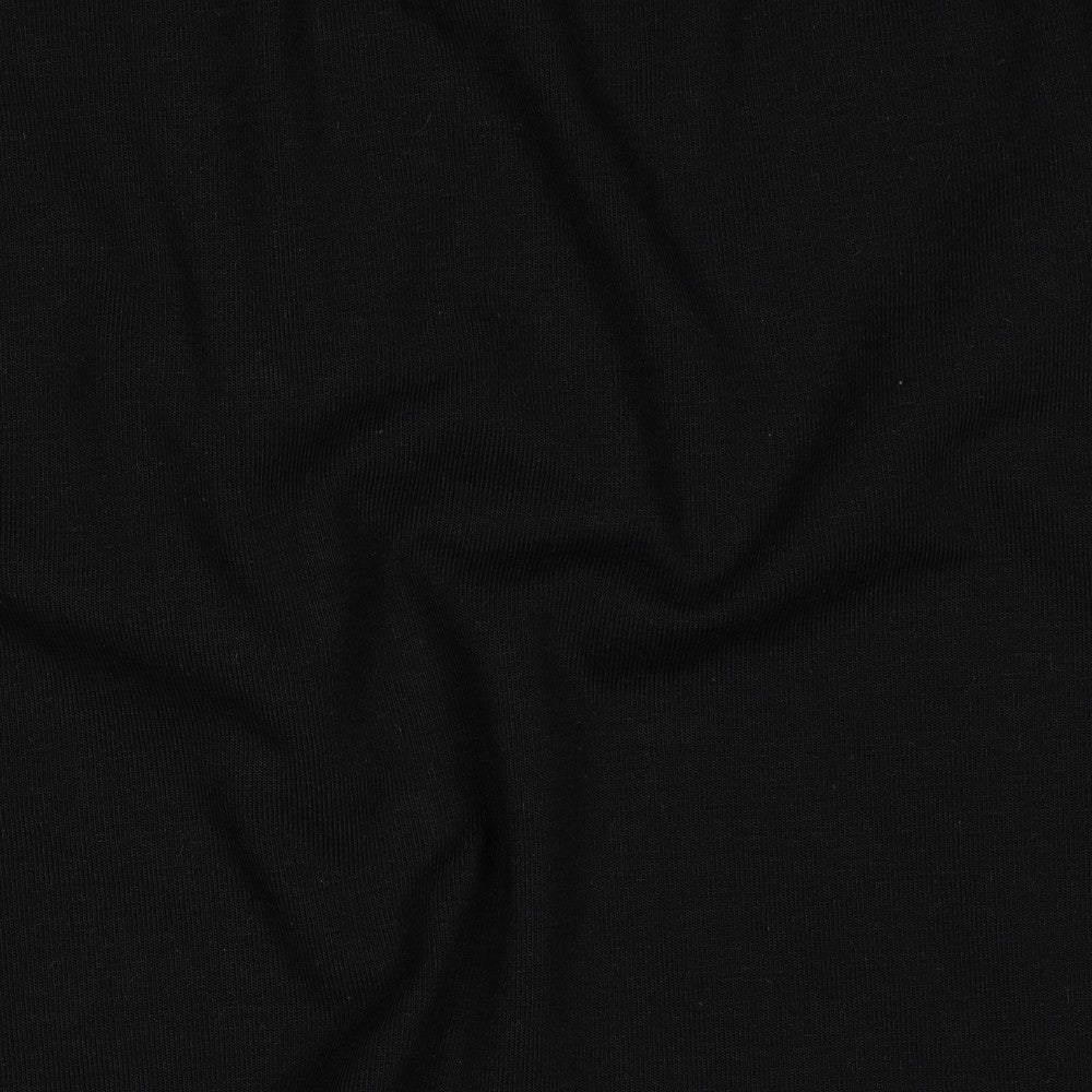 Jersey organic uni zwart
