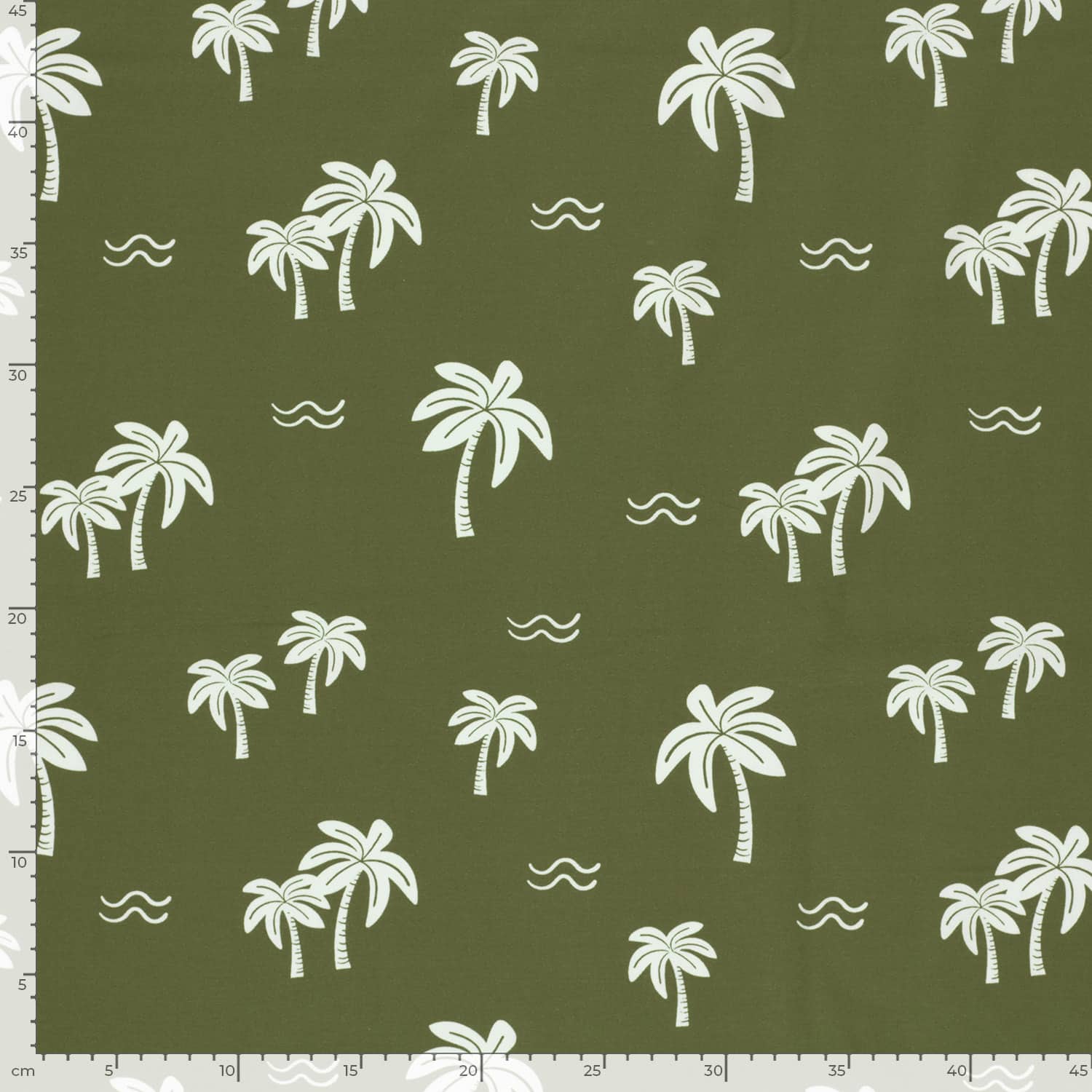 Jersey palmbomen kaki groen