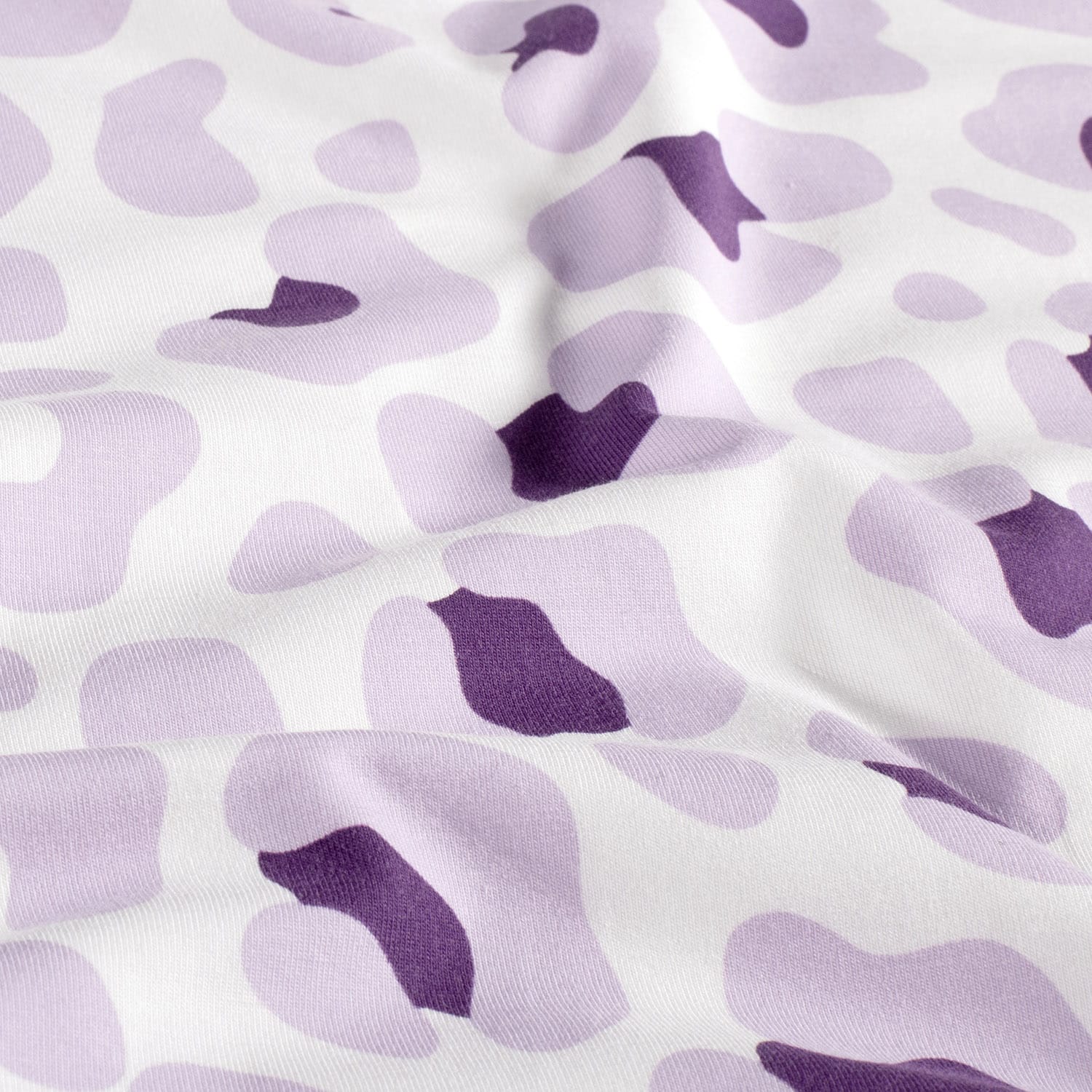 Jersey panterprint offwhite/lila