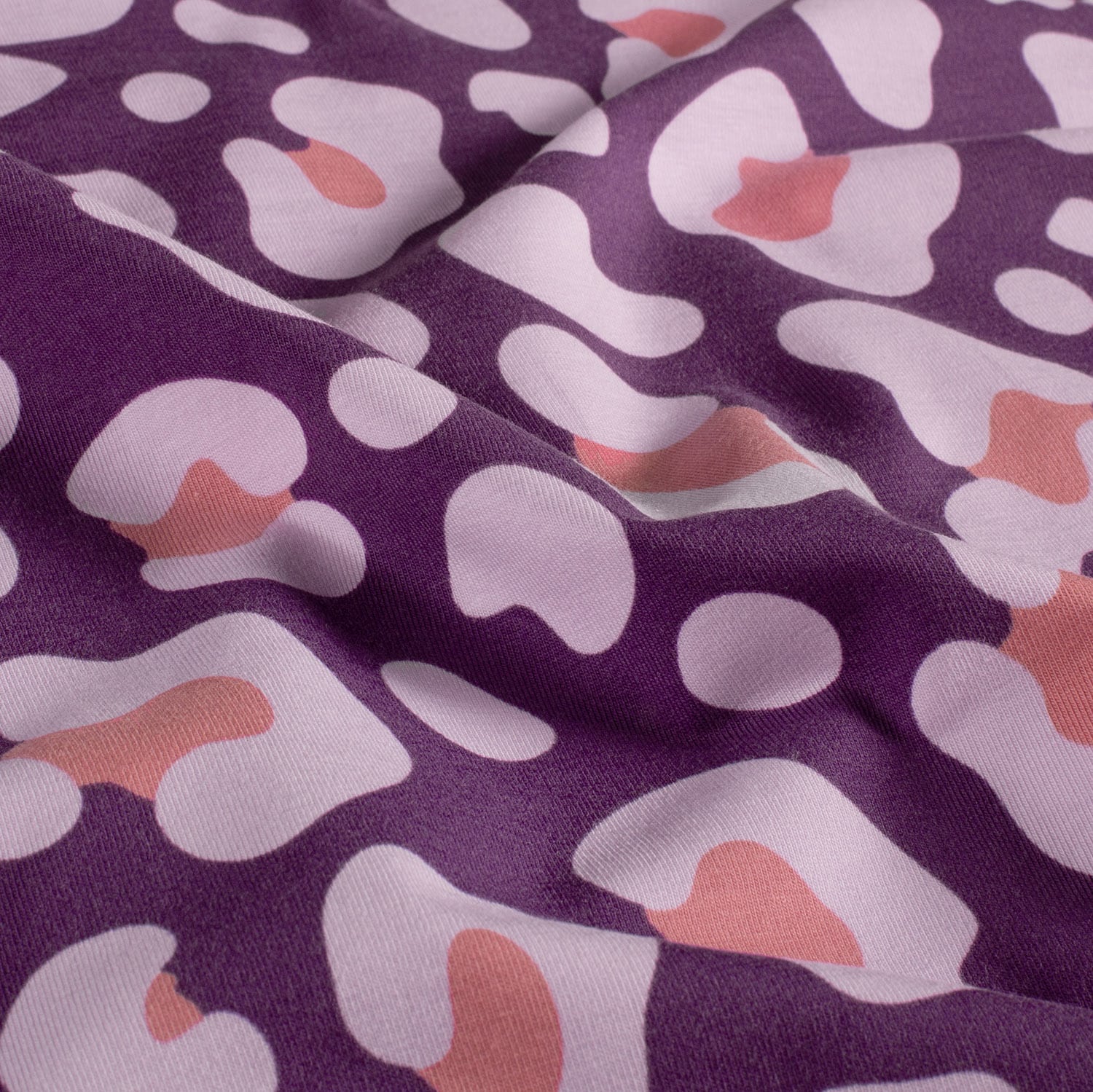 Jersey panterprint paars