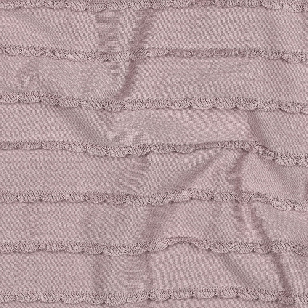Jersey ruffles mauve