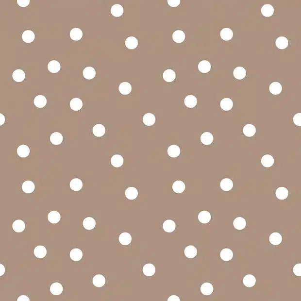 Jersey stippen taupe