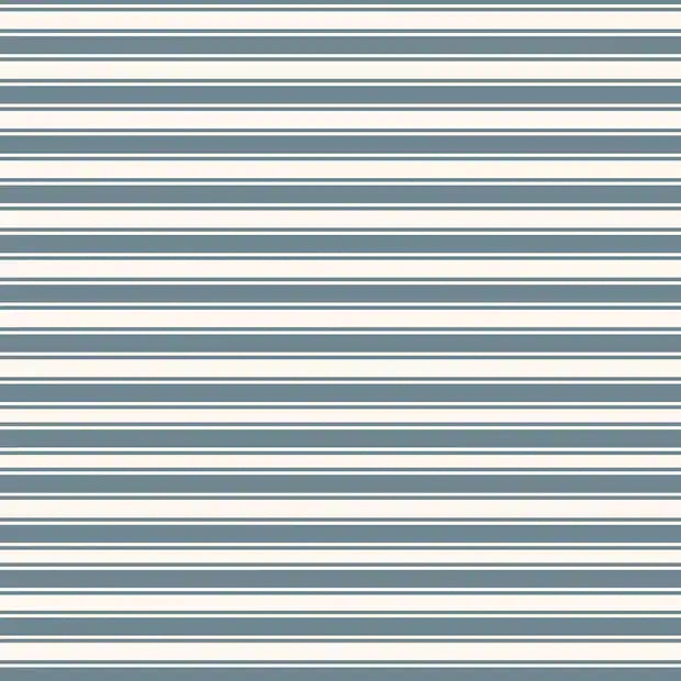 Jersey strepen blauw/offwhite