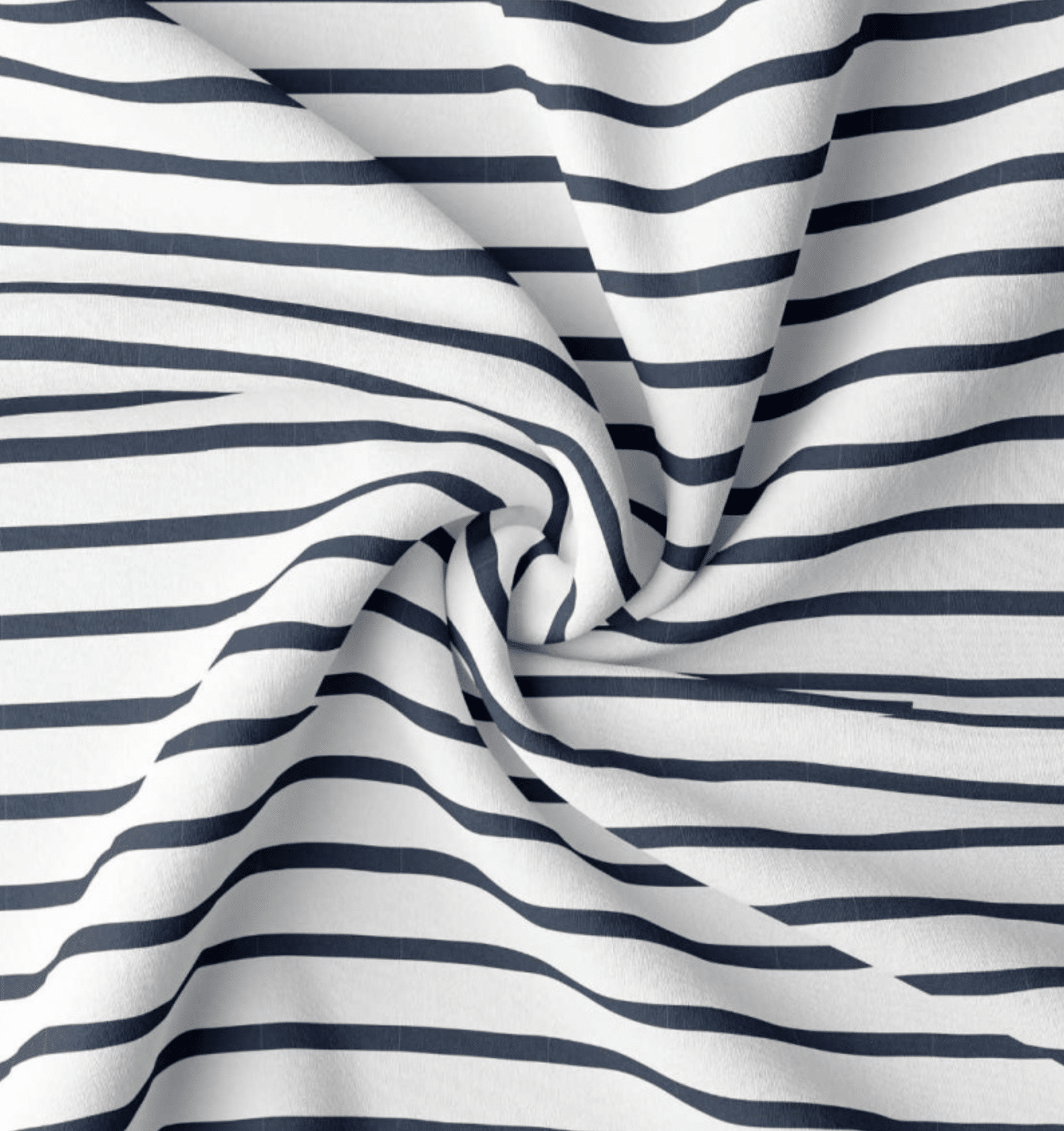 Jersey strepen wit/navy