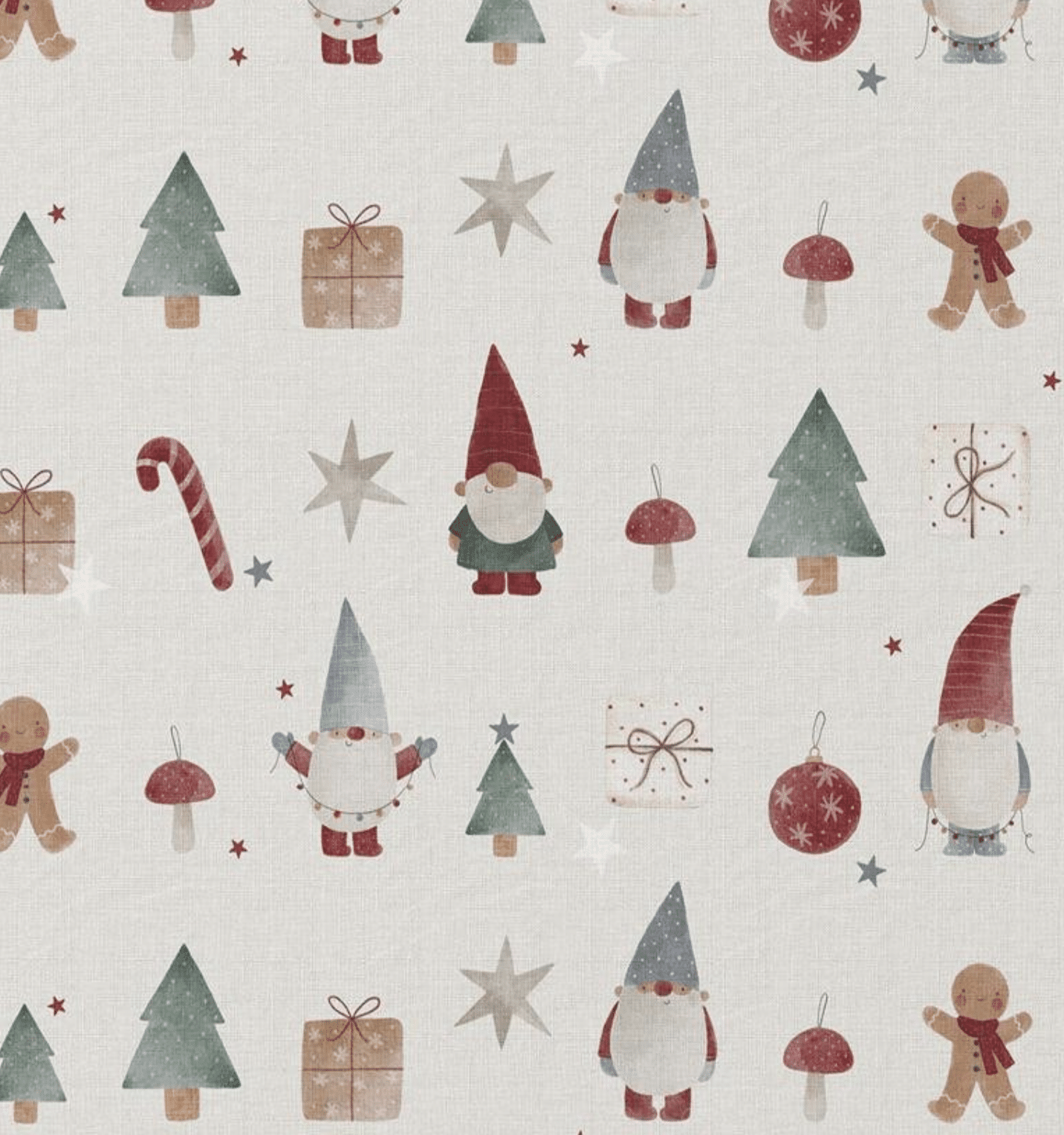 Katoen kerst offwhite