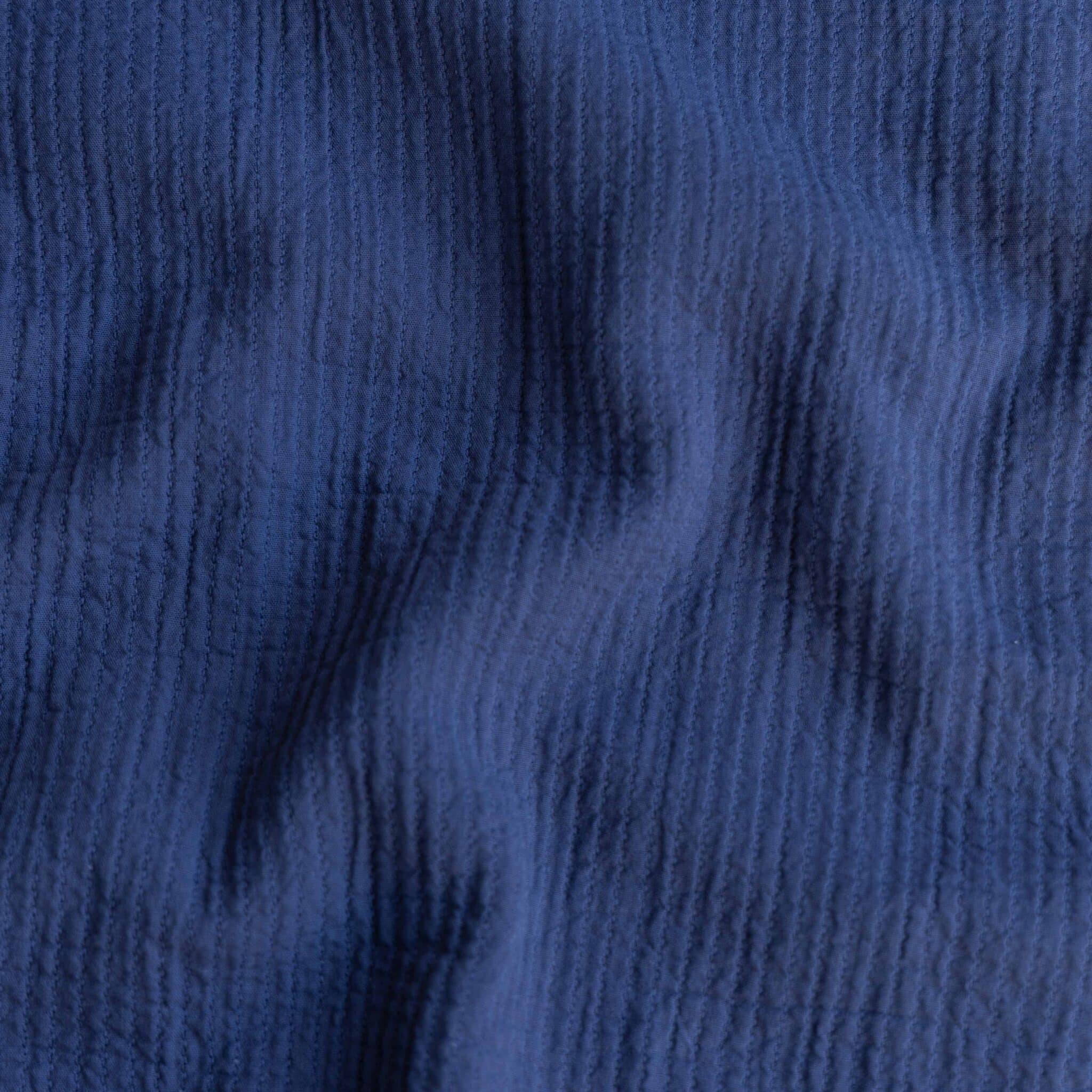 Katoen piqué indigo
