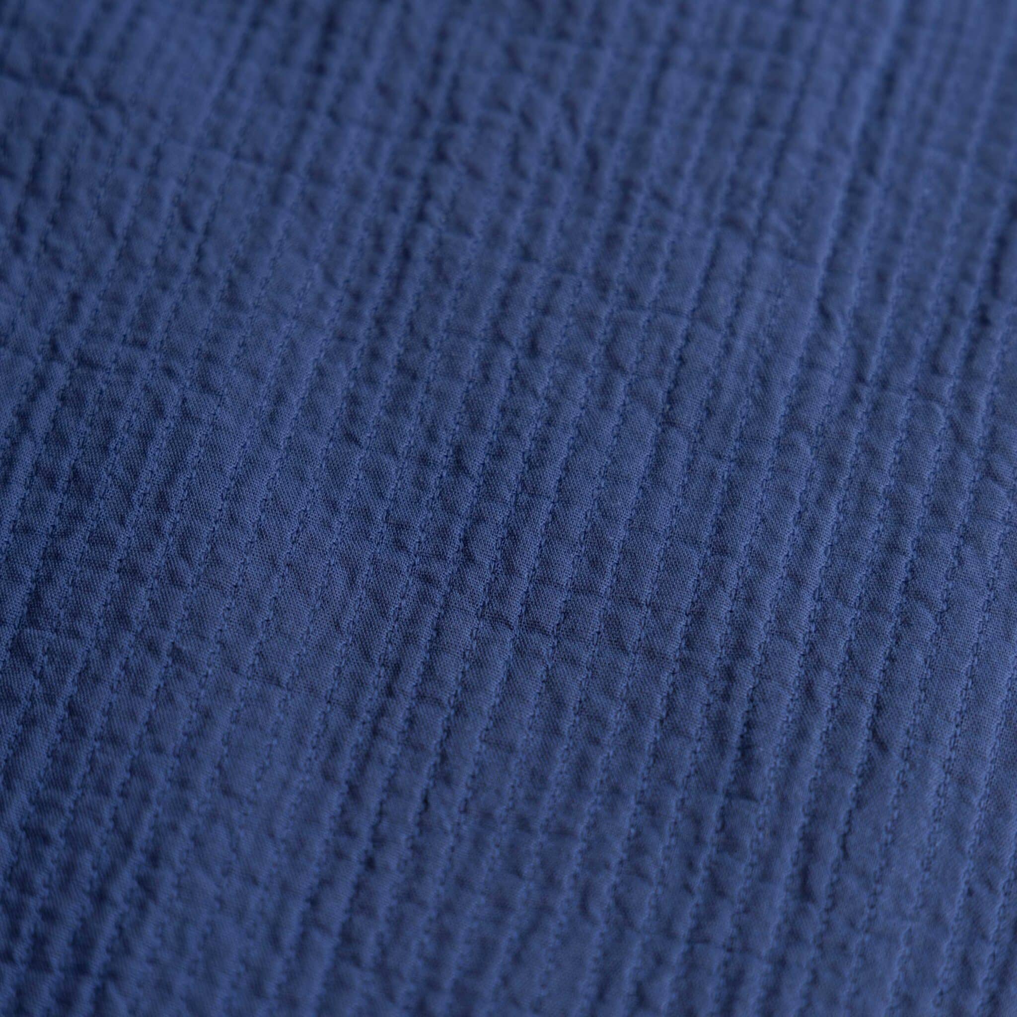 Katoen piqué indigo