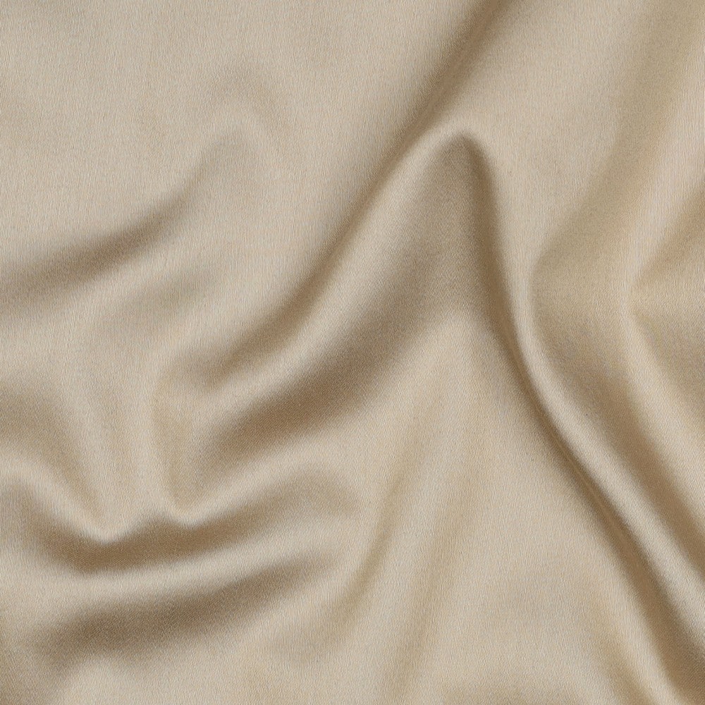 Katoen satijn uni beige