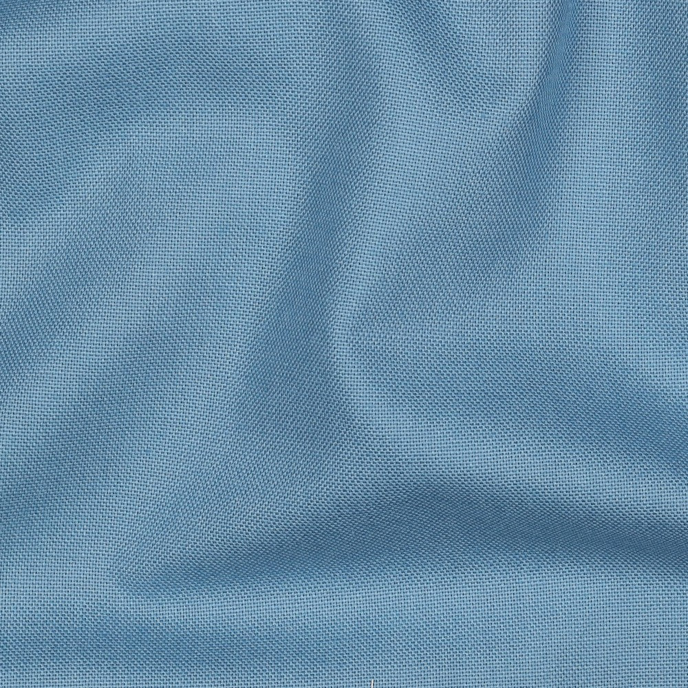 Katoenen canvas uni blauw