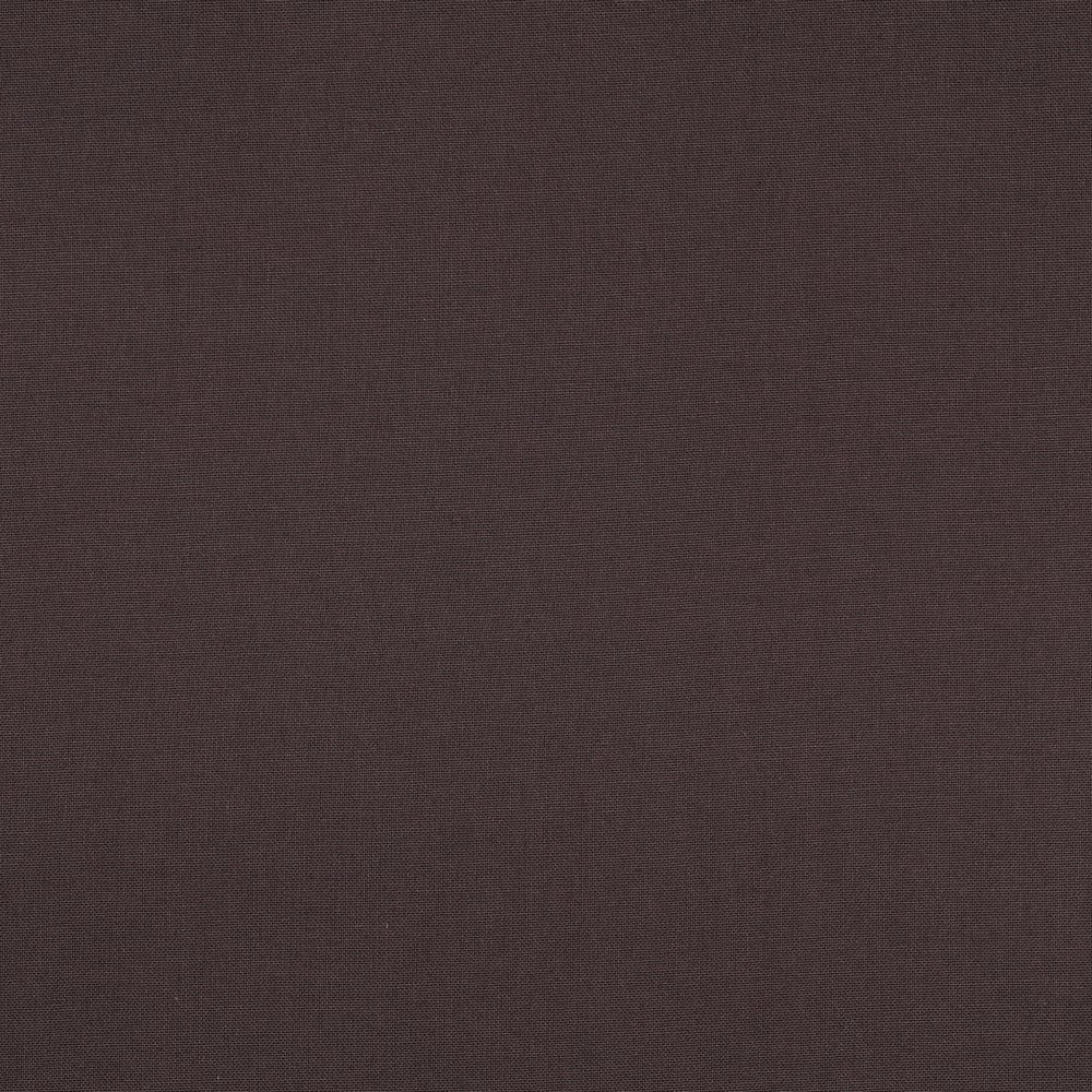 Katoenen canvas uni donkerbruin