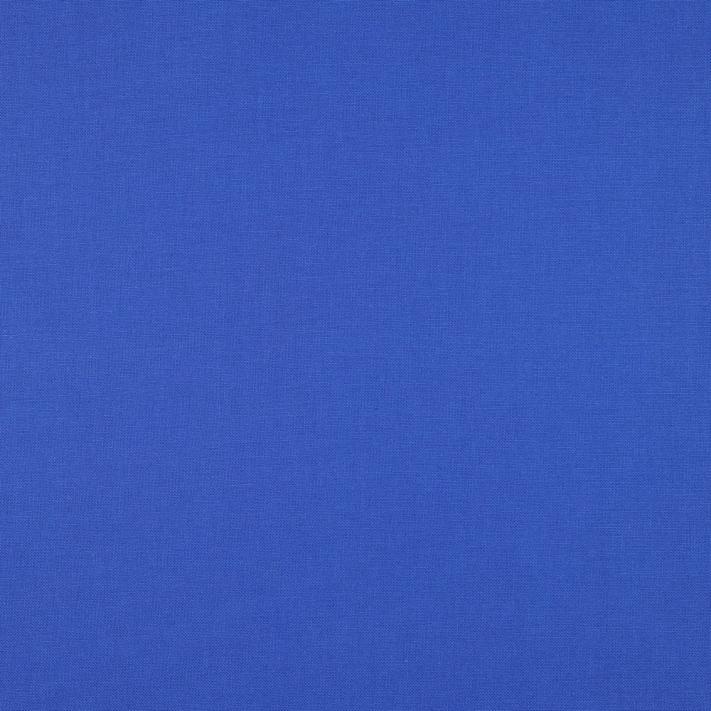 Katoenen canvas uni kobaltblauw