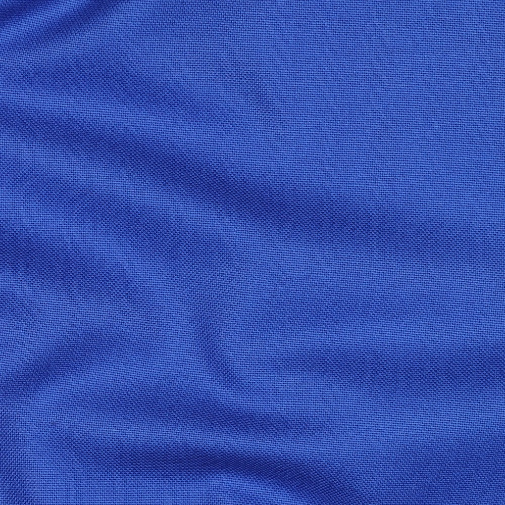 Katoenen canvas uni kobaltblauw