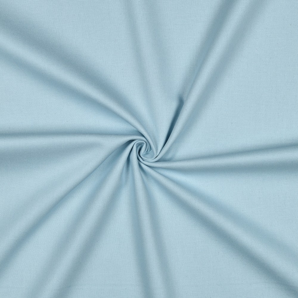 Katoenen canvas uni lichtblauw