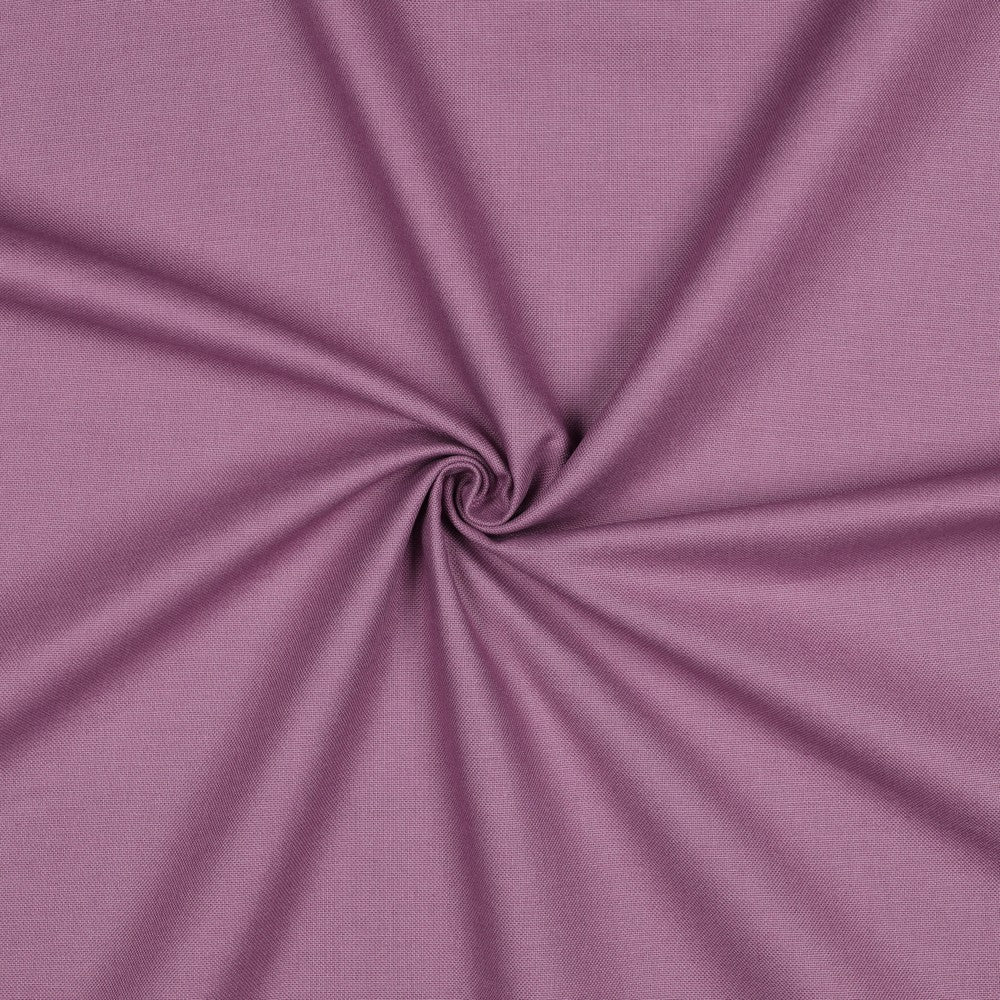 Katoenen canvas uni mauve